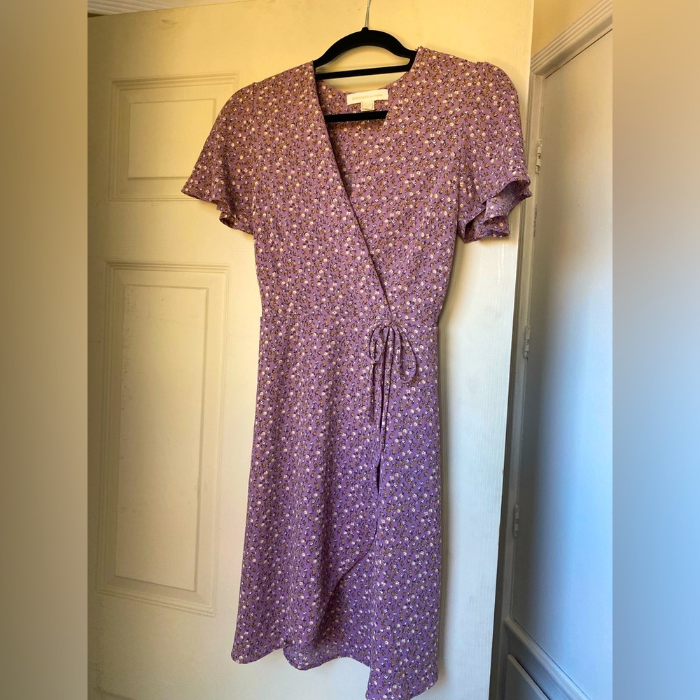 Lavender floral dress